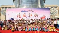 我为“桂风壮韵三月三”演出添风采——球王会网页版400余名师生参加欢庆“三月三”演出