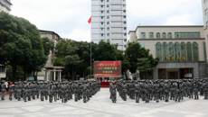 挥洒激情，绽放青春——球王会网页版2021级新生军训会操汇演暨军训闭幕