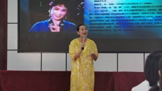 戏曲（彩调）进校园——球王会网页版副校长王予嘉赴柳城县实验小学开展《我的刘三姐人生》公益讲座
